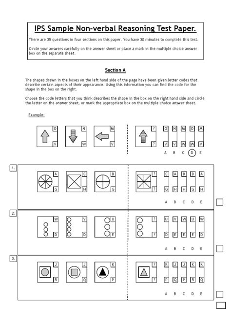 Ips Exam Sample Paper