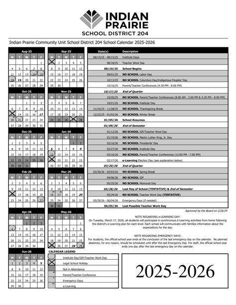 Ipsd 204 Calendar
