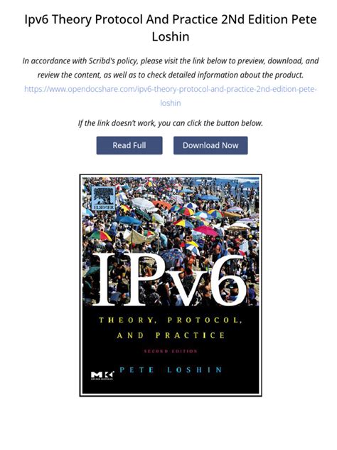 Ipv6 Theory Protocol And Practice