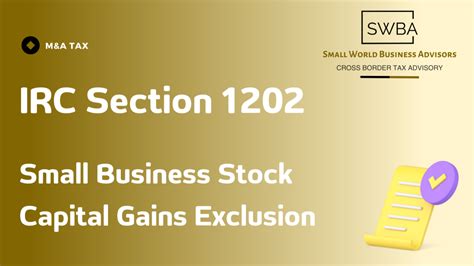 Irc Section 1202 Qualified Small Business Stock Checklist