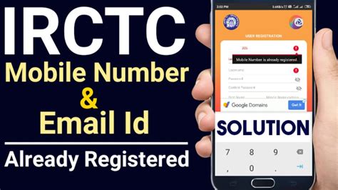 irctc mobile number already registered problem csc connect