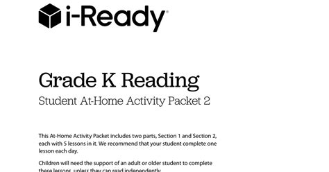 Iready At Home Activity Packets Student Math Grade I Ready Book 4th Grade - I Ready Book 4th Grade