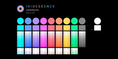 iridescent colors