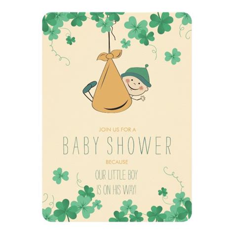 Irish Baby Shower Invites Online