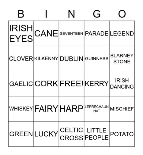 irish bingo rules