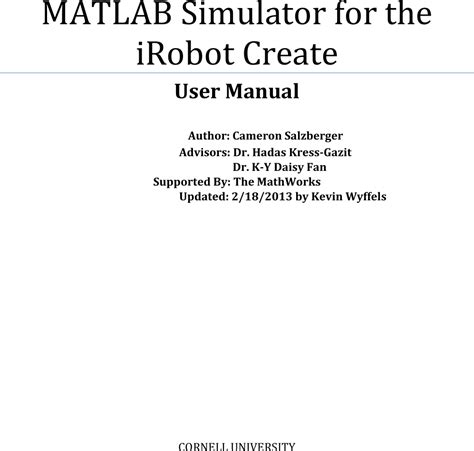 Full Download Irobot Create User Manual 
