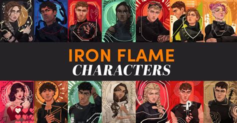 Iron Flame Characters Signets