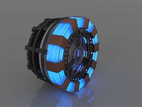 iron man arc reactor 3d model