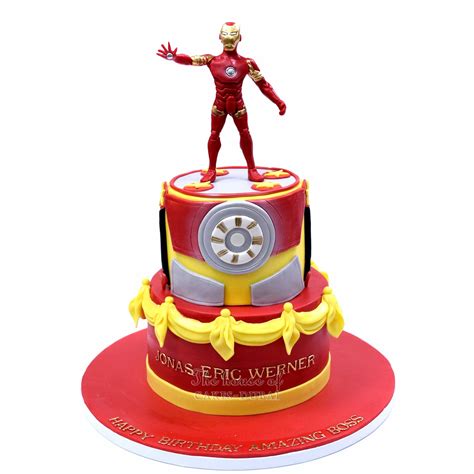 Iron Man Cake Template