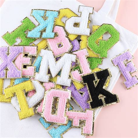 iron on patches letters