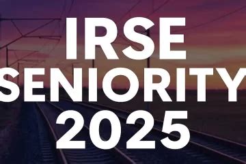 Irse Seniority List