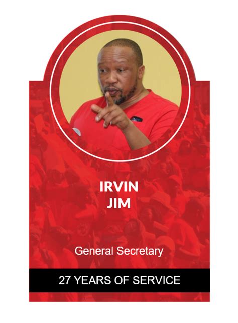 irvin jim numsa biography sample