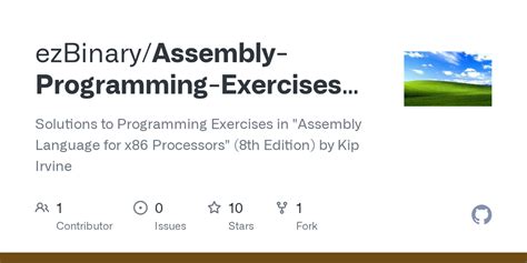 Irvine Assembly Language Programming Exercises Solutions