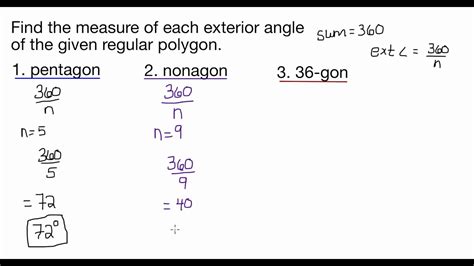 is there a regular polygon such that each exterior angle measures 75 explain?
