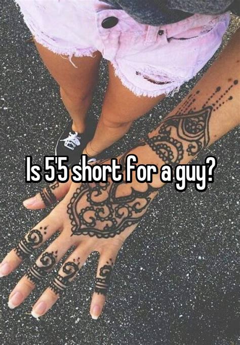 is 51 short for a guy without