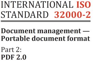 is ISO 32000'de.