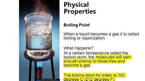 Is Boiling Point A Physical Property