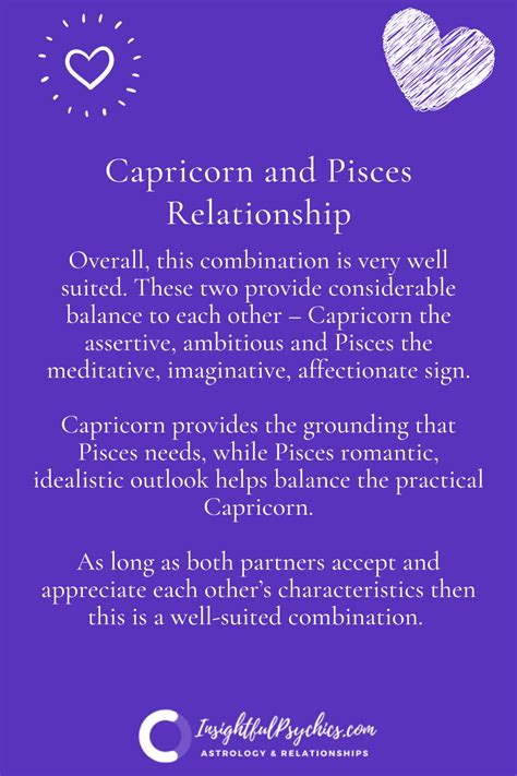 is capricorn man good for pisces woman