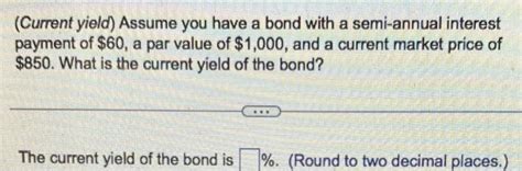 Is Current Yield A Decimal
