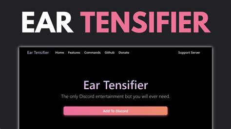 Is Ear Tensifier Down