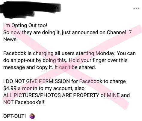 Is Facebook Charging Users