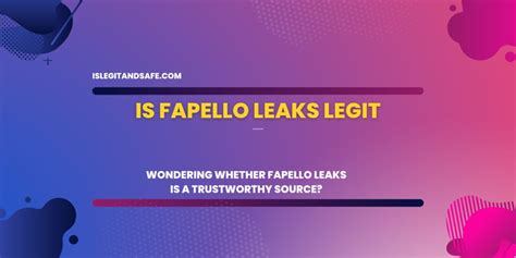 is fapello-leaks safe