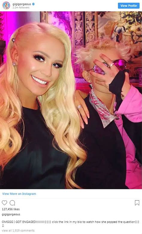 is gigi gorgeous dating a lesbian for money
