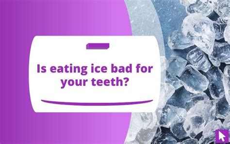 is ice bad for your lips