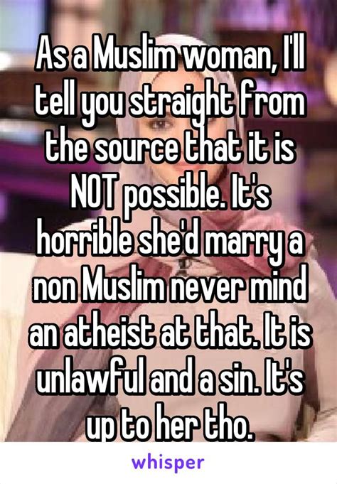 is it a sin to marry an atheist woman
