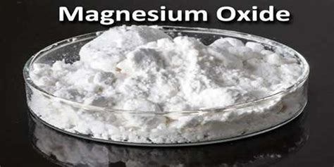 Is Magnesium Oxide A Solid