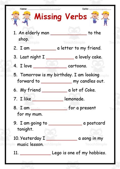 is missing a verb