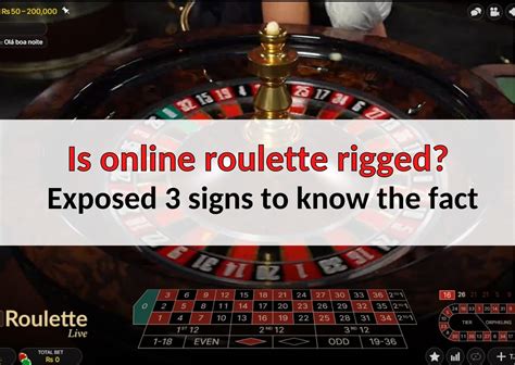 is online roulette rigged reddit uugd
