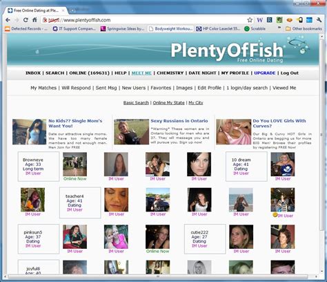 is plenty of fish a hook up site