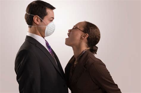 is sending kisses cheating husband bad breath