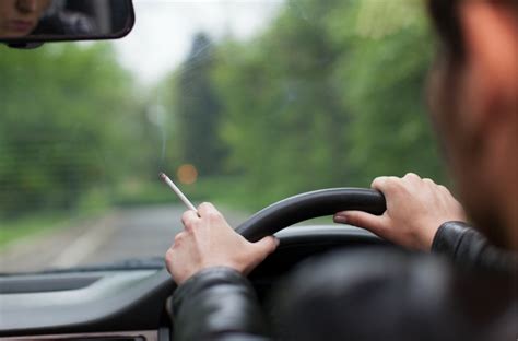 is smoking and driving illegal