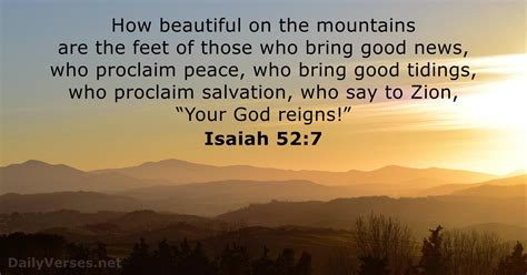 Isaiah 52 7