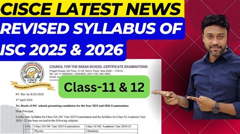 isc board new syllabus for accounts