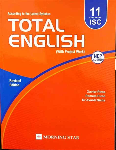 Isc Class 11 Xavier Pinto Total English