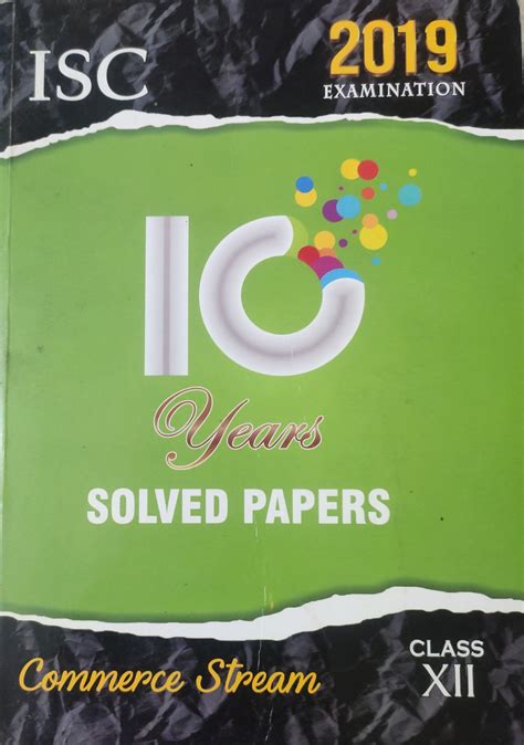 Read Online Isc 10 Years Solved 