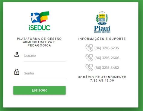 Iseduc Pi Entrar