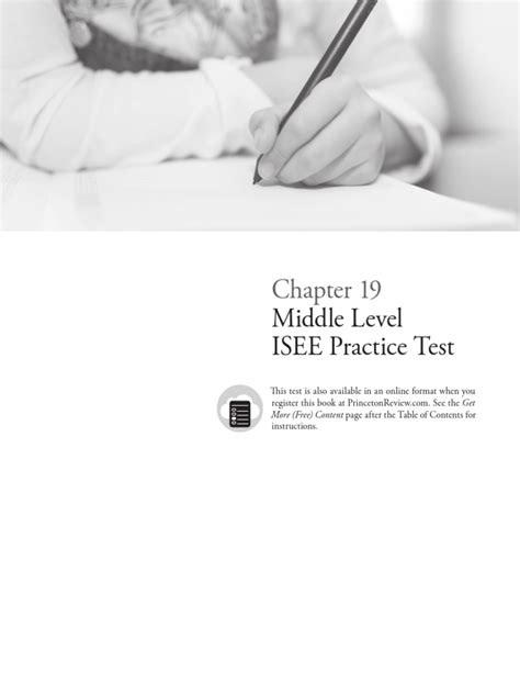 Isee Middle Level Practice Test Pdf