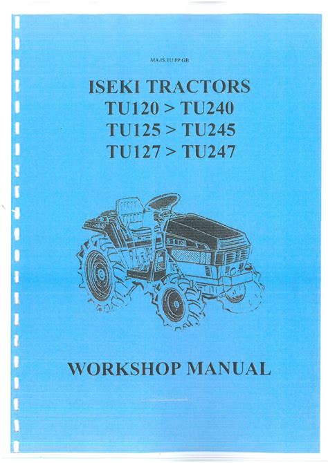 iseki tu manual