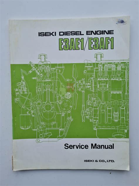 Download Iseki E3Af1 Parts Manual 