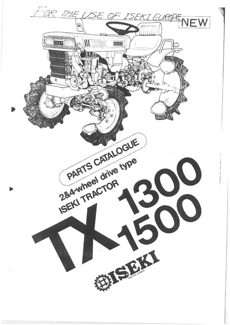 Full Download Iseki Tractor Parts Manuals 