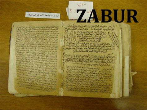 Isi Kitab Zabur
