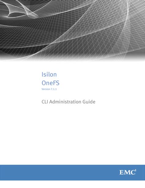 isilon administration student guide