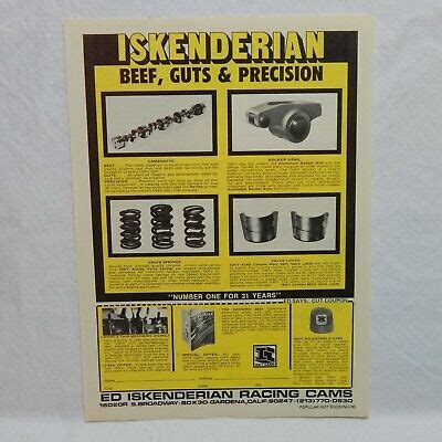 Read Online Iskenderian 1978 Catalog 