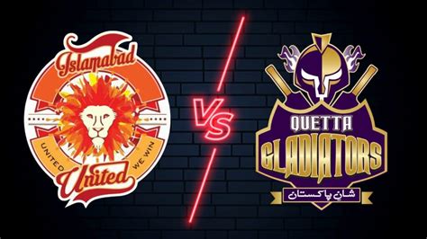 islamabad united vs quetta gladiators