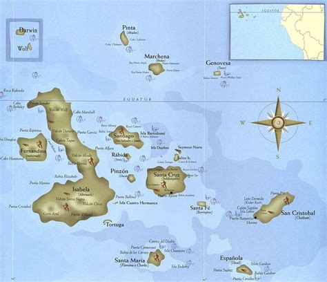 Islas Galapagos Mapa