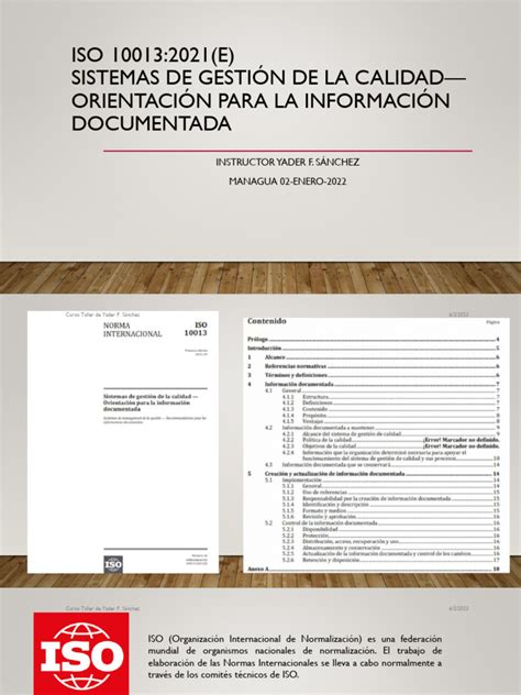 Iso 10013 Norma